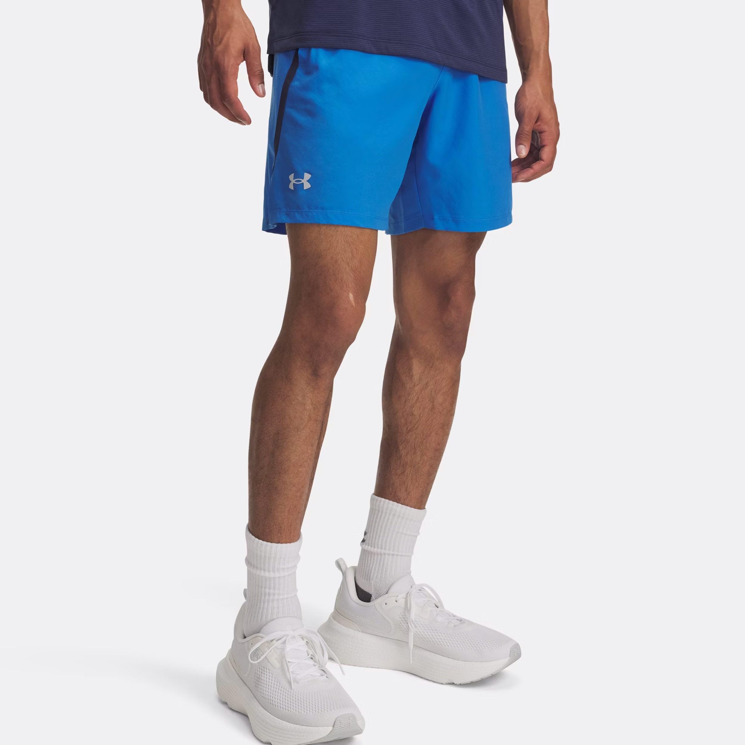 Under Armour Ua Mens Ua Launch 7'' Shorts Blue Atlantis/Washed Navy/Reflective XXL
