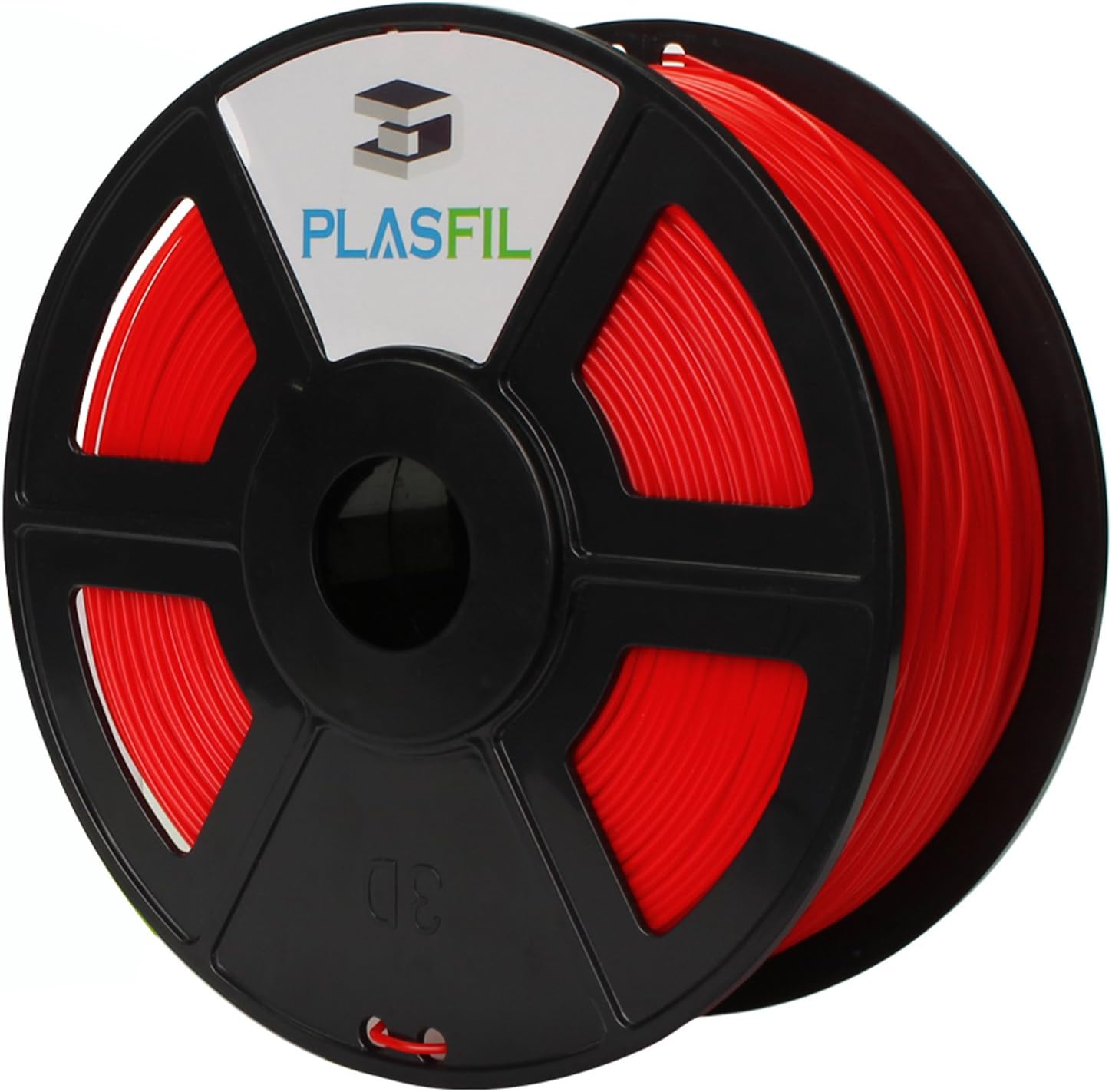 Red 3D Printer Filament, Vacuumed Sealed 1.75mm PLA PRO (PLA+) Printing Filament, 1KG Spool, +/- 0.03 mm Dimensional Accuracy, Low Odor