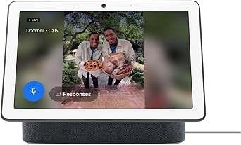 Google Nest Hub Max, Japan Model, Multi Language Nest Hub 10-inch with English Compatibility, H2A GA00639-JP (Charcoal)