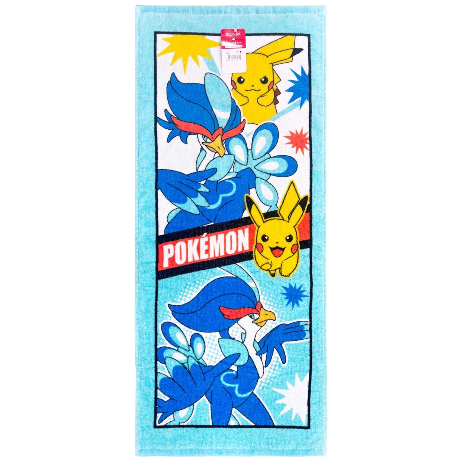 Amazon｜林(Hayashi) フェイスタオル 約34×80cm ポケモン ウェーニバル