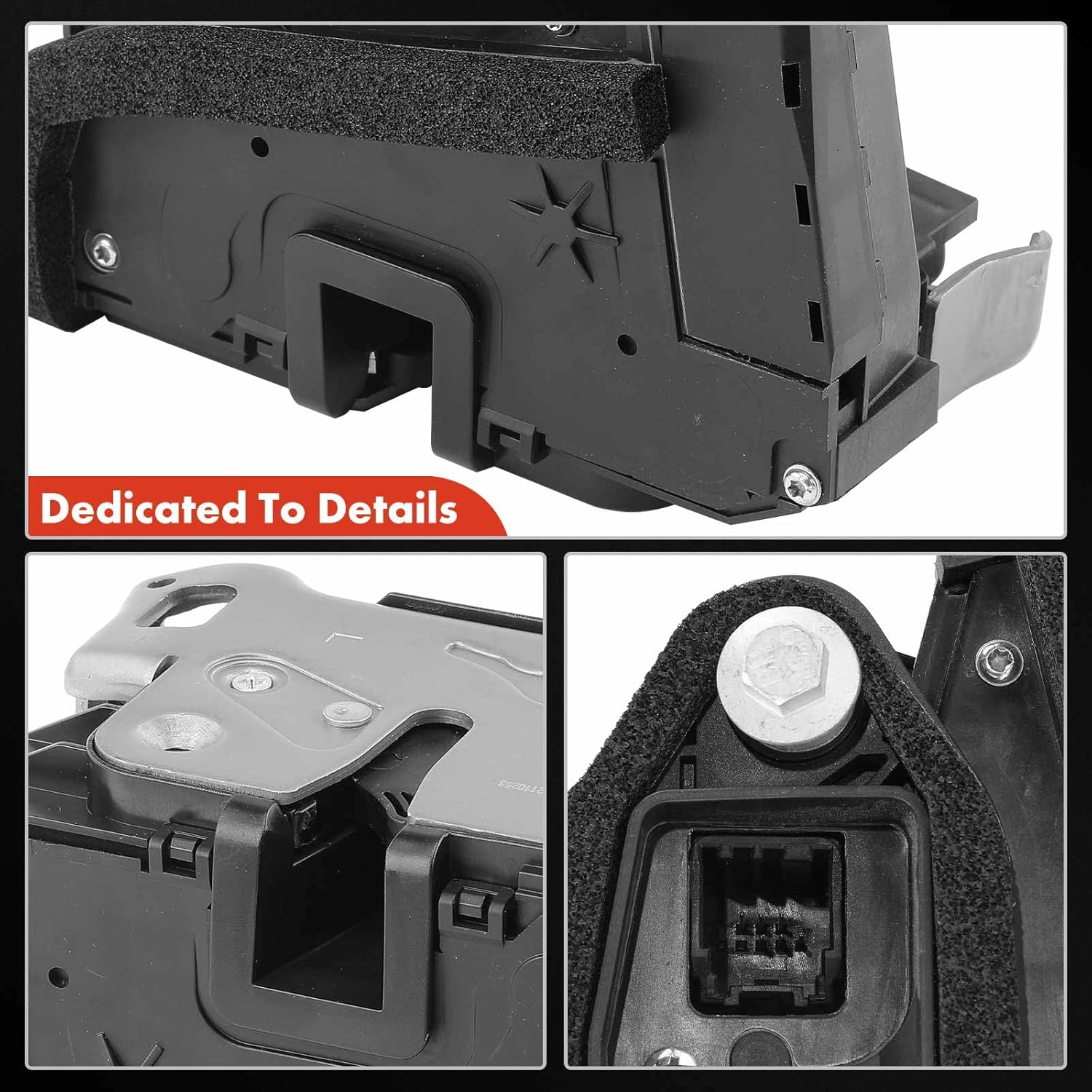 A-Premium Rear Left Driver Door Lock Latch Actuator 13597802 Compatible with Chevrolet Cadillac Buick & GMC Vehicle - Silverado Suburban Sierra Yukon Escalade Envision XTS Colorado Impala Tahoe Canyon