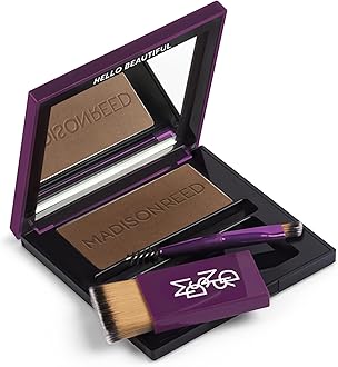 Root Touch Up + Brow Filler, Terra Medium Brown, Instant Gray Coverage, Fills in Brows & Thinning Hairlines, Temporary Concealing Powder, 0.13 oz (60 uses)