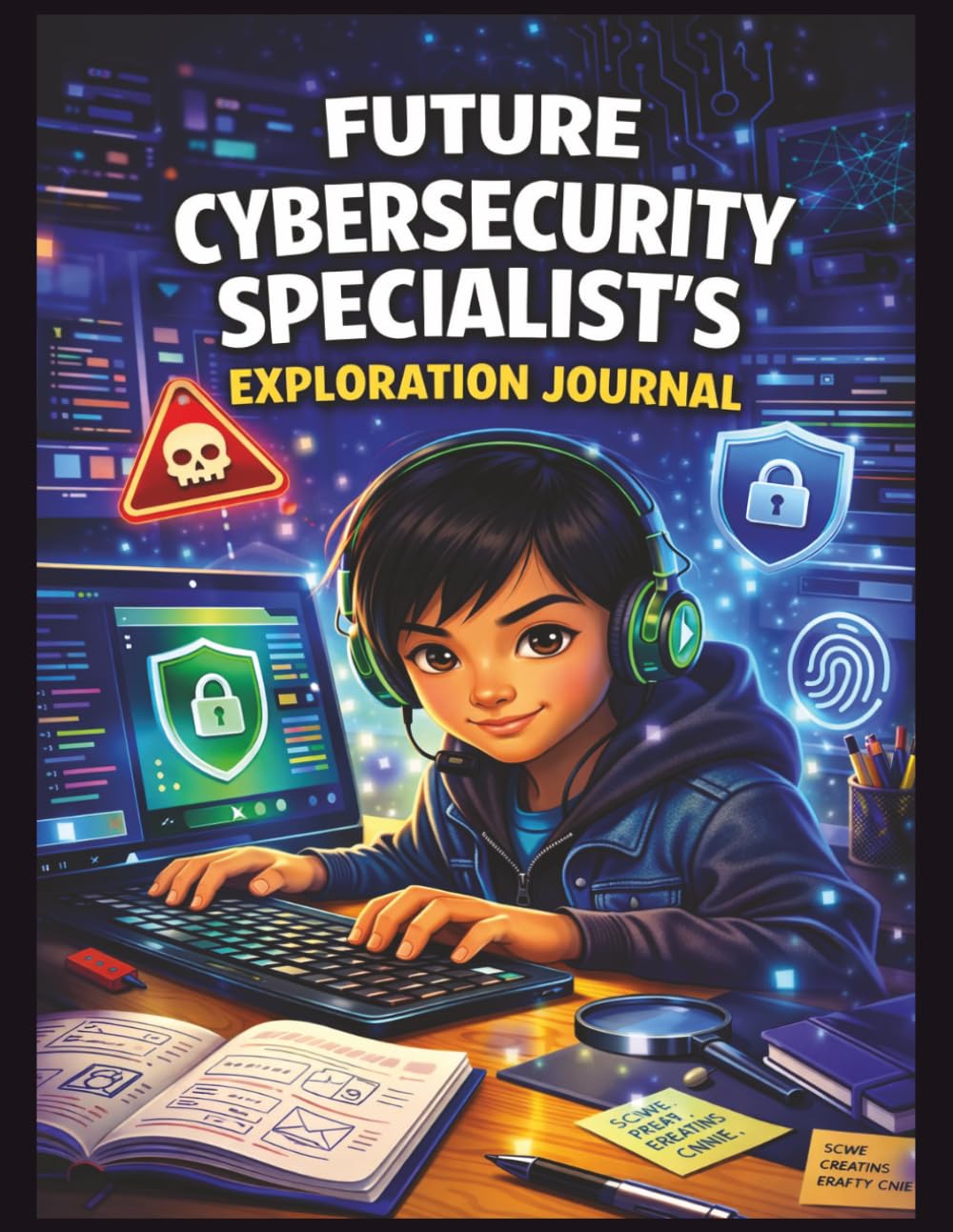 Future Cybersecurity Specialist’s Exploration Journal: Learn to Protect Systems, Spot Threats, and Think Like a Digital Defender (Creative Careers for Kids)