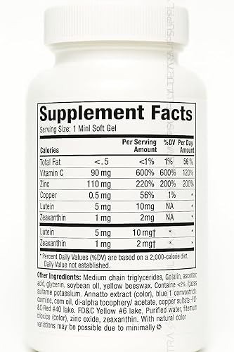 Miniatura 2 de AREDS 2 Vitaminas para los ojos con luteína y zeaxantina, suplemento de apoyo para la visión (210 unidades)