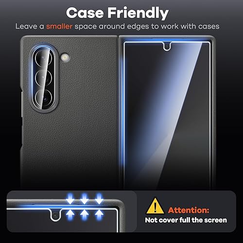 Miniatura 16 de AACL Protector de pantalla de vidrio templado para Galaxy S21 FE 5G, 6.4 pulgadas, [compatible con desbloqueo de huellas dactilares]