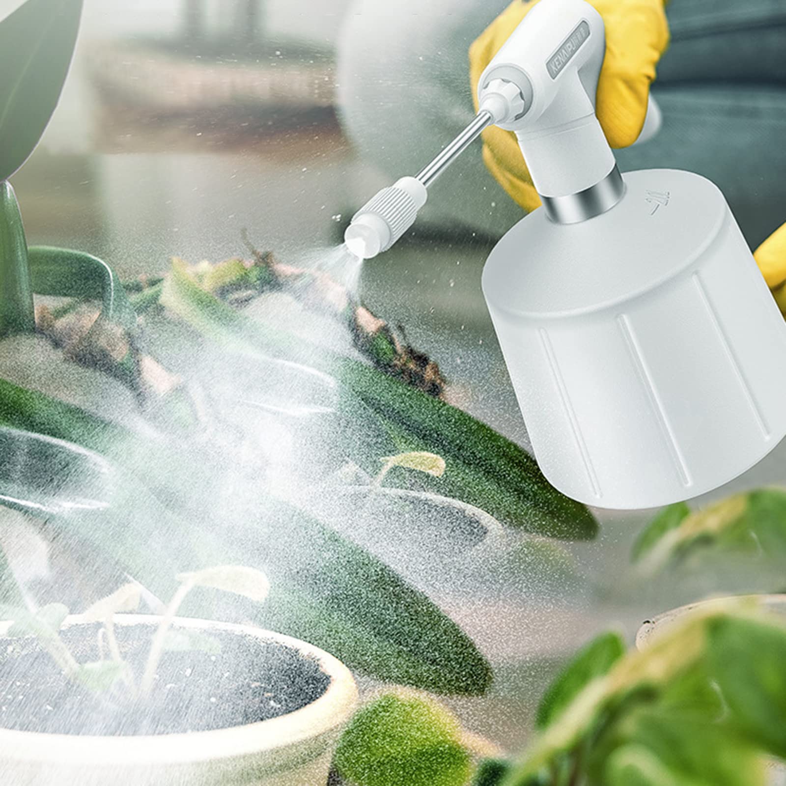 Pulvérisateur de jardin électrique automatique - Alimenté par piles rechargeables - Brumisateur pour plantes - Petit format