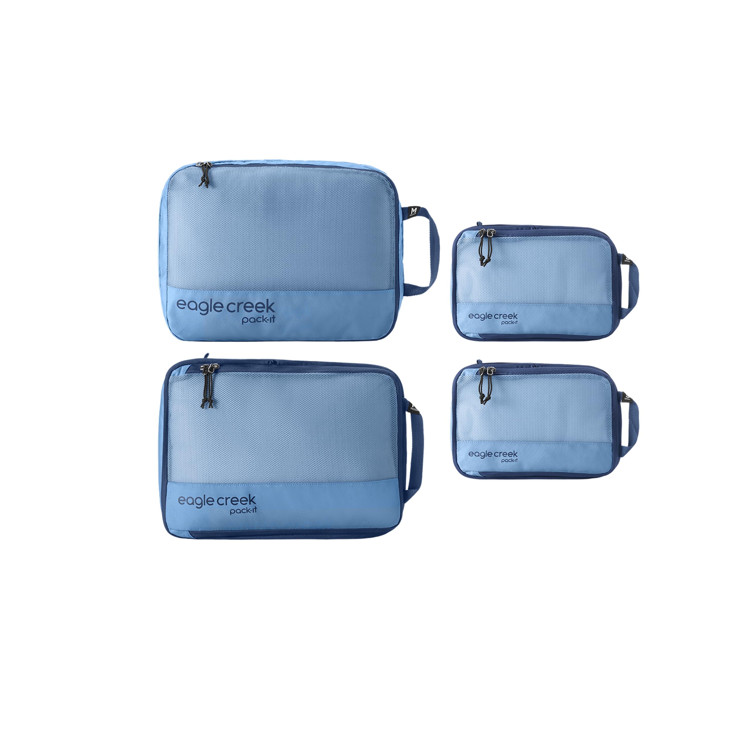 Pack-It Reveal Carry-On Set, Blue Dawn, Set of 4