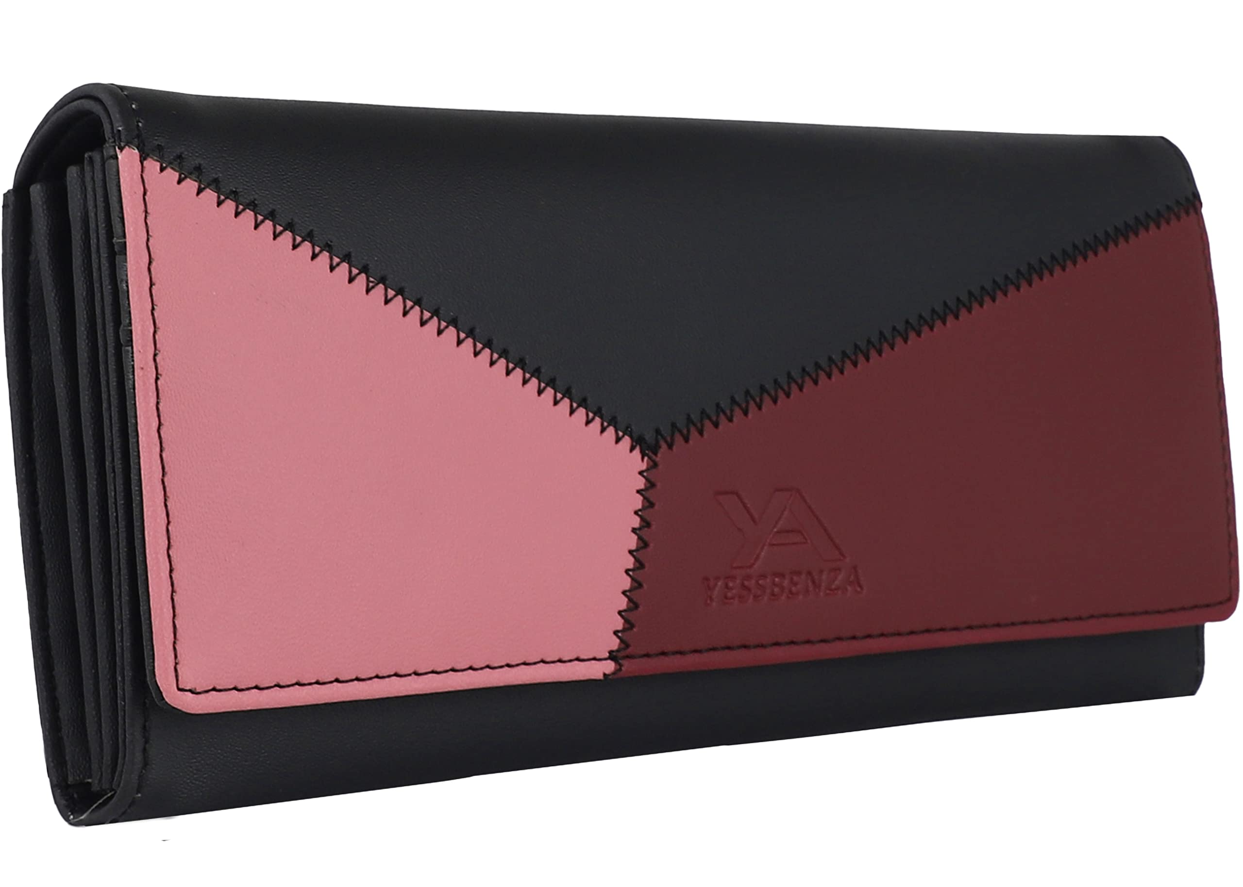 YESSBENZA Womens and Girls Synthetics Faux Leather Fancy Handbags Wallet Purses Clutch 6 Multiples Cards Slots (YKFC-308Blacks) (B0BBSJMQ5W) Amazon Price History, Amazon Price Tracker