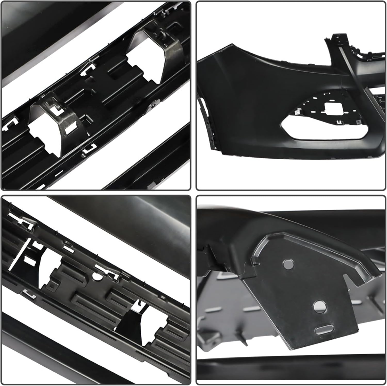 Plastic Front Bumper Cover Primered with Park Assist without Sensor Hole Replacement for Escape 2013-2016