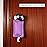 Door Silencer Door Jammer Door Closer Cushion Nursery Door Silencer Door Latch Cover 3 Pack for Noise Reducing Quiet Doors Baby Toddler Safety 3.25 x 5.5 Inch (New Purple)