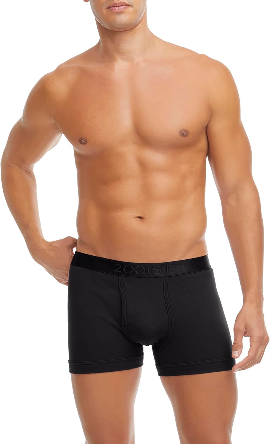 2(X) IST Men's Pima Cotton 6.5'' Boxer Brief 3-pack