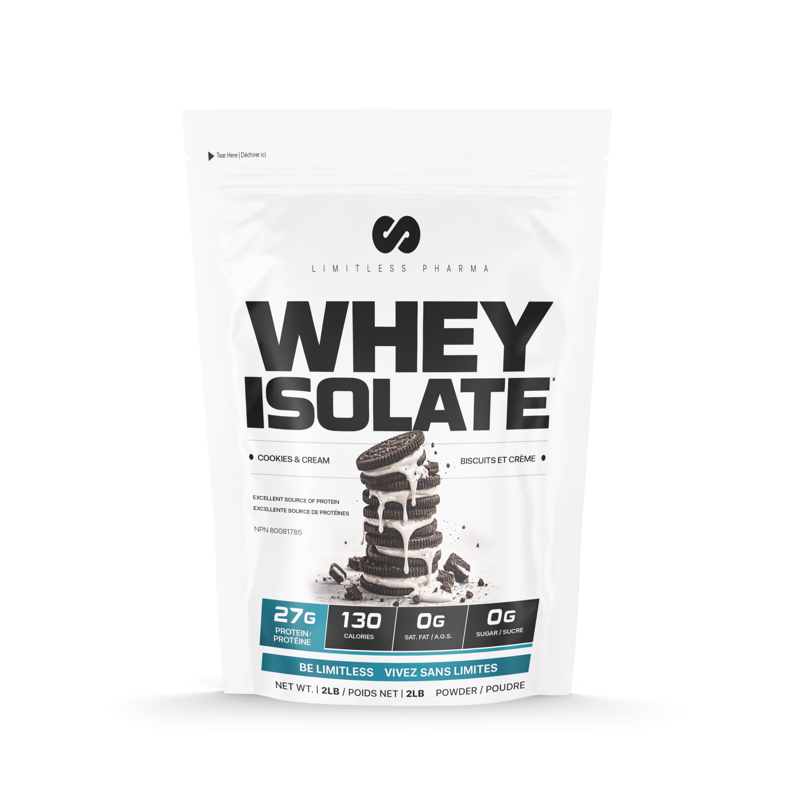 Limitless Pharma Pure Whey Isolate | High Protein Whey Isolate Protein Powder | 27g Protein, 6g BCAAs, Sugar Free, Gluten Free, Low Carb, Low Lactose | 30 Servings, 2LB (Double Chocolate) — Amazon image 11