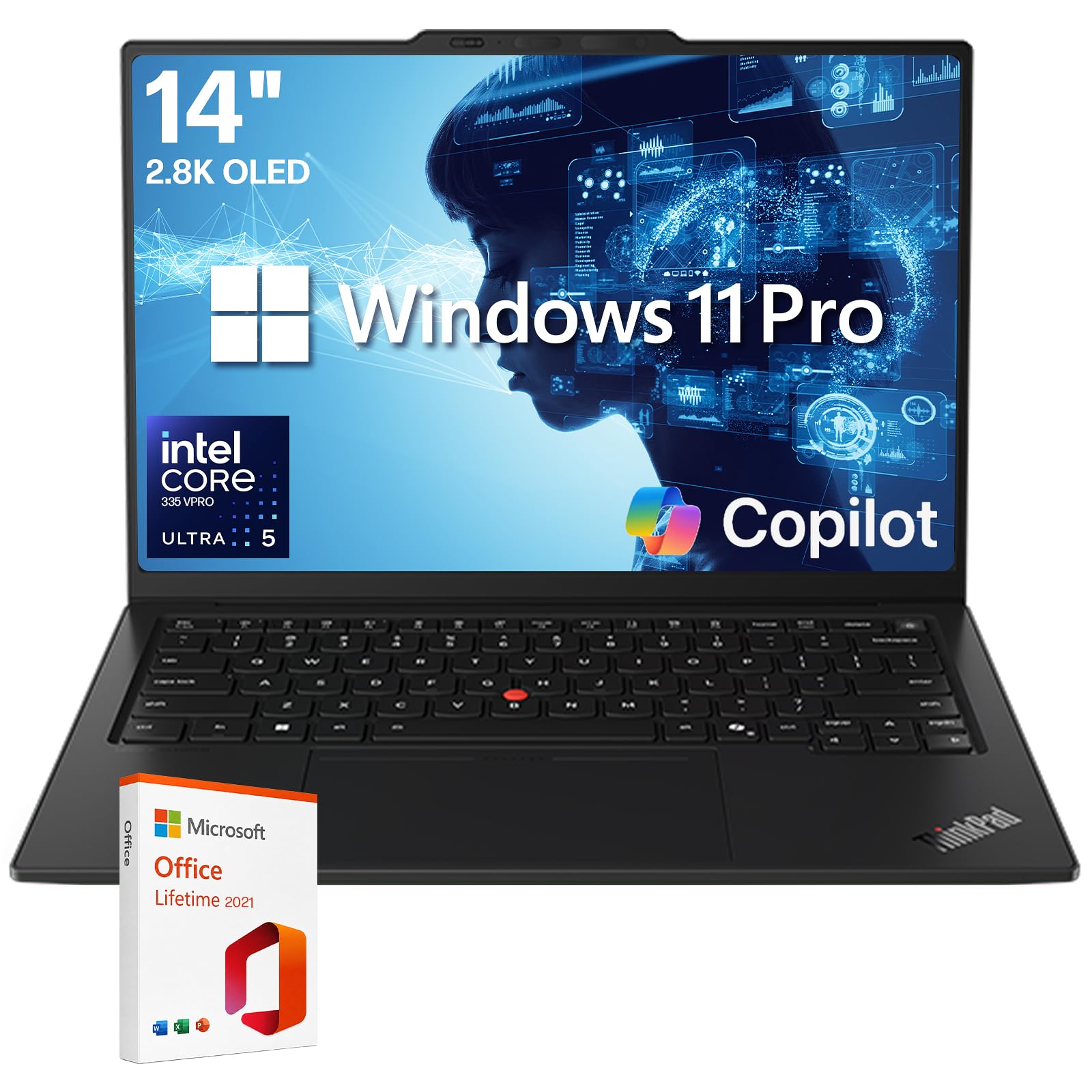 ThinkPad X1 Carbon Gen 14 Aura Edition Core Ultra 5 335 vPro Laptop