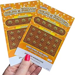 Biglietti Gratta e Vinci Annuncio Gravidanza Nonni – 2 Cartoline Sorpresa “Diventerete Nonni” – Idea Originale per Comunicare la Notizia ai Futuri Nonni