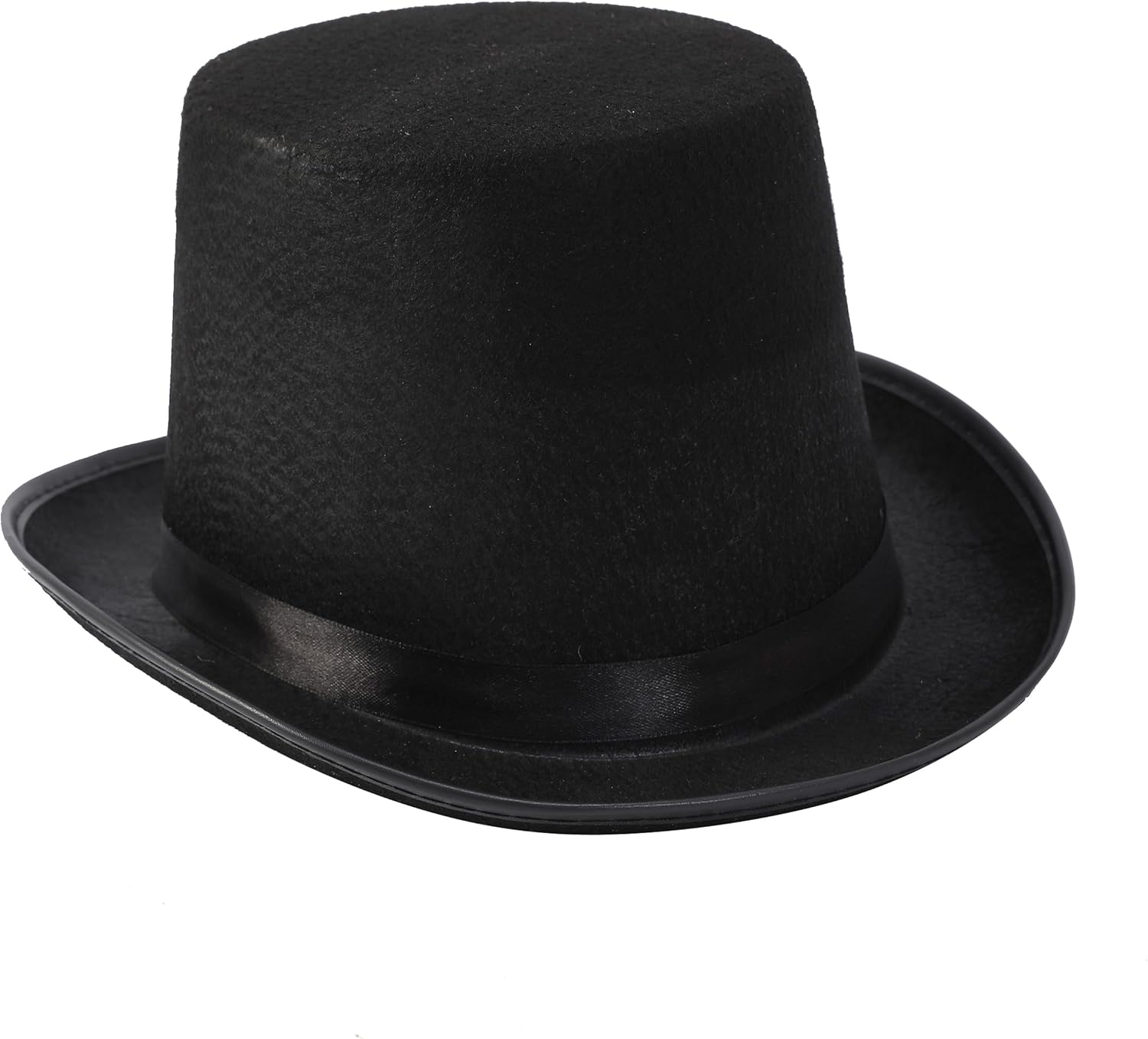 Set of 6 Sparkly Black Top Hats for Parties - Fun Costume Accessories main image 0