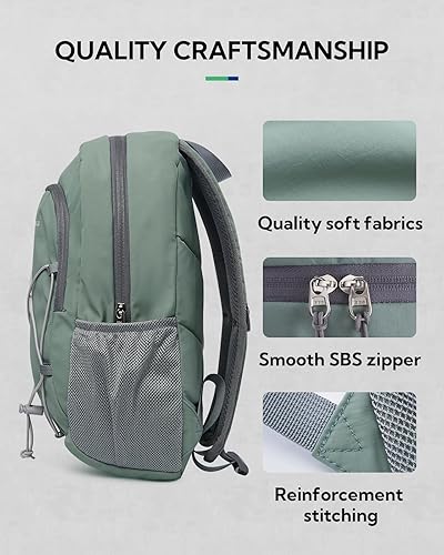 Miniatura 5 de WATERFLY Mochila de senderismo pequeña de 12 litros mochila de viaje ligera para acampar, fitness, ciclismo, deportes al aire libre, mochila para