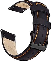 Vista 19 de Ritche Correas de Reloj de Cuero de Liberación Rápida Regalo de Navidad, Correas de Reloj Genuinas para Hombres y Mujeres, Correa de Reloj de Cuero