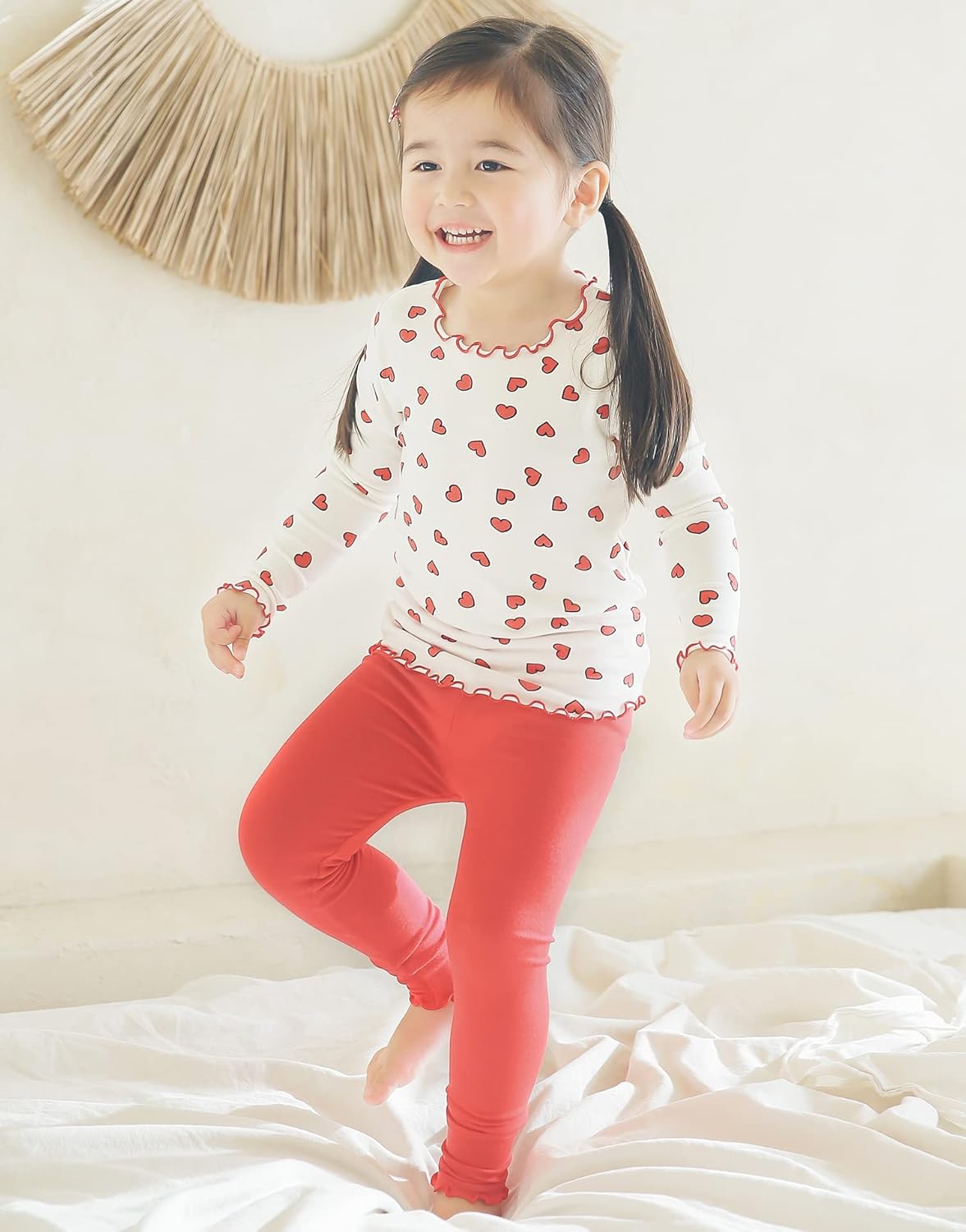 Vaenait baby 6M-12Y Infant Kids Toddler Girls Boys Soft Comfy Modal Tencel Sleepwear Pajamas 2pcs Set - Image 2