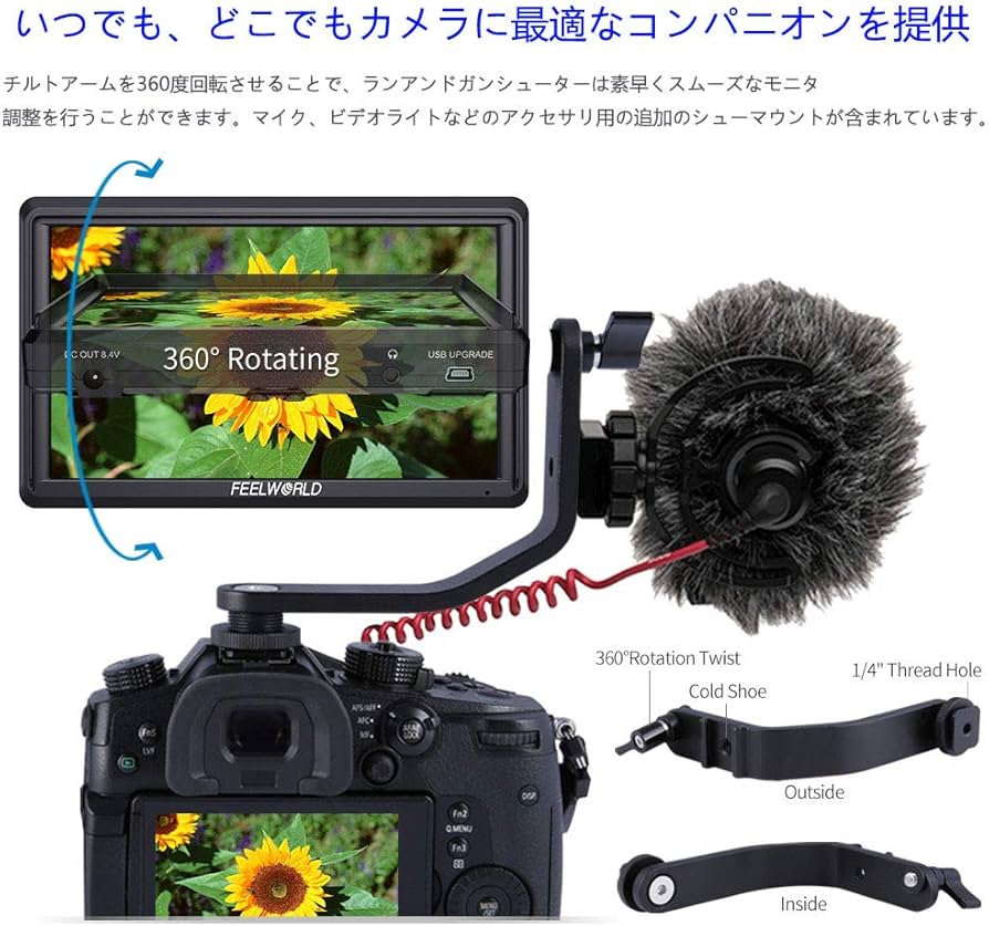 超薄型 5.5インチフルHD カメラ用モニター Amazon.co.jp: Feelworld FW568 カメラ用モニター 5.5インチIPS
