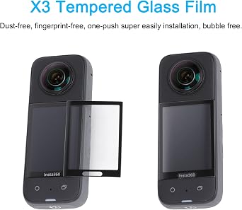 PellKing Camera Protective Accessories Kit for Insta360 X3 | Lens Guard/Silicone Protective Cover/Screen Protectors/Camera Case Bundle for Insta 360 X3 Camera