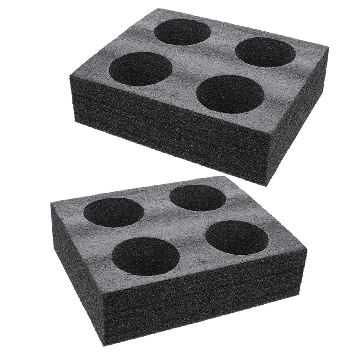 LALADEFIEE 2Pcs Beverage Cup Carrier Tray Foam Drinks Holder for Takeout Cups Lightweight and Portable Drink Cup Holders with Multiple for of Milk and More