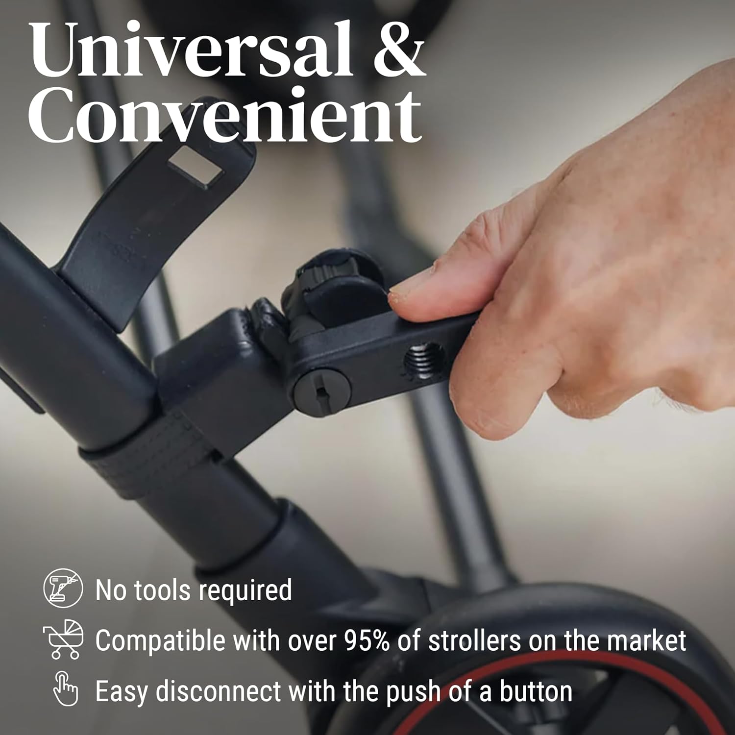 BuggyBoard Universal Connector Kit - Black