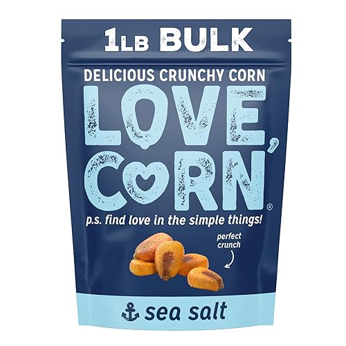 LOVE CORN Sea Salt 16oz x 1 Bag - Delicious