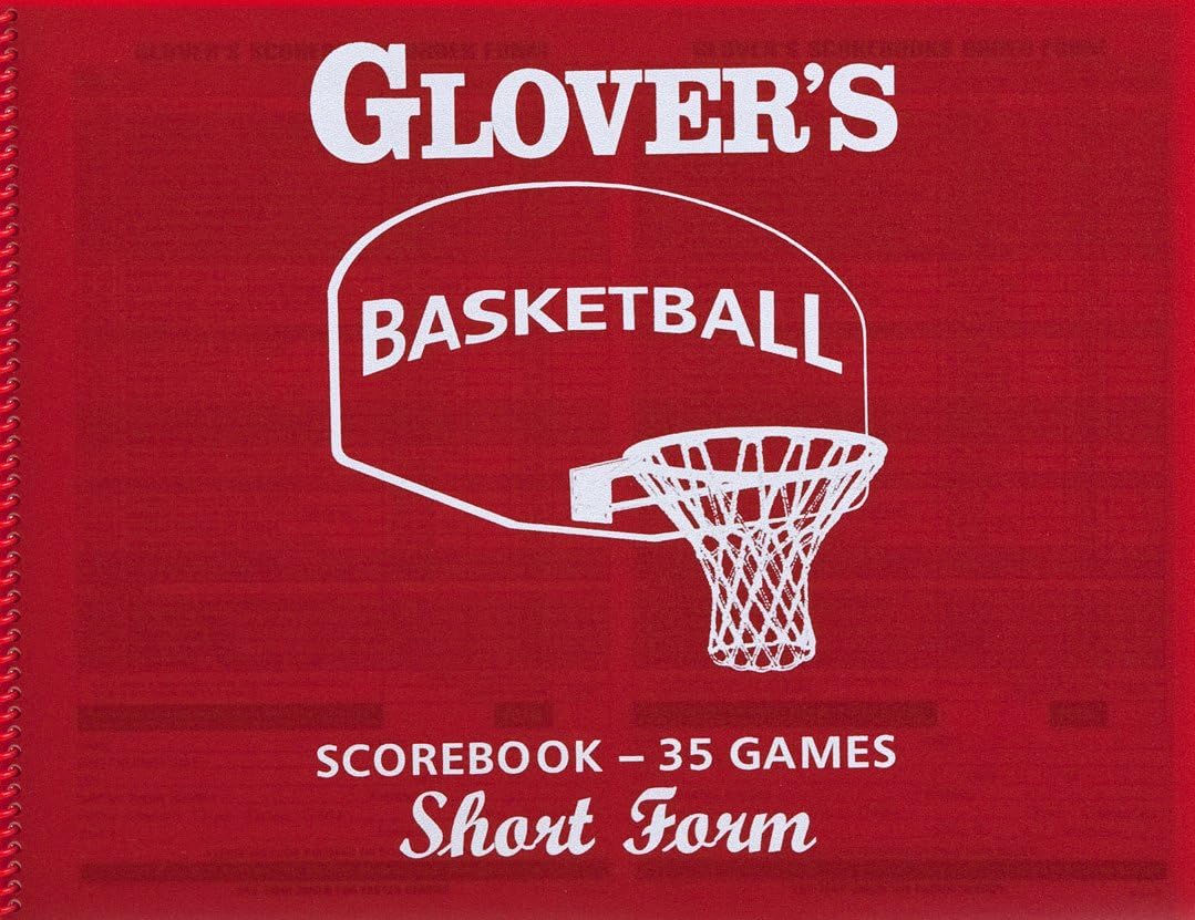 Glover's Scorebooks Basketball Short Form Scorebook (35