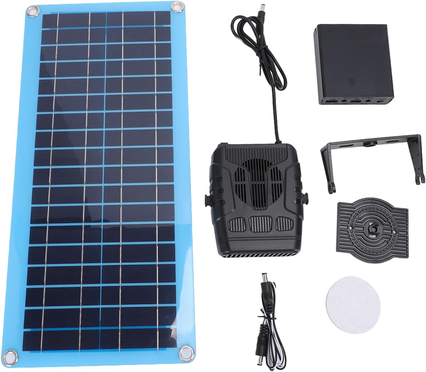 Denash Photo voltaic Heater For Rooster Heater,Small Greenhouse Heaters,30W Adjustable Photo voltaic Powered with Monocrystalline Panel for Pet Home