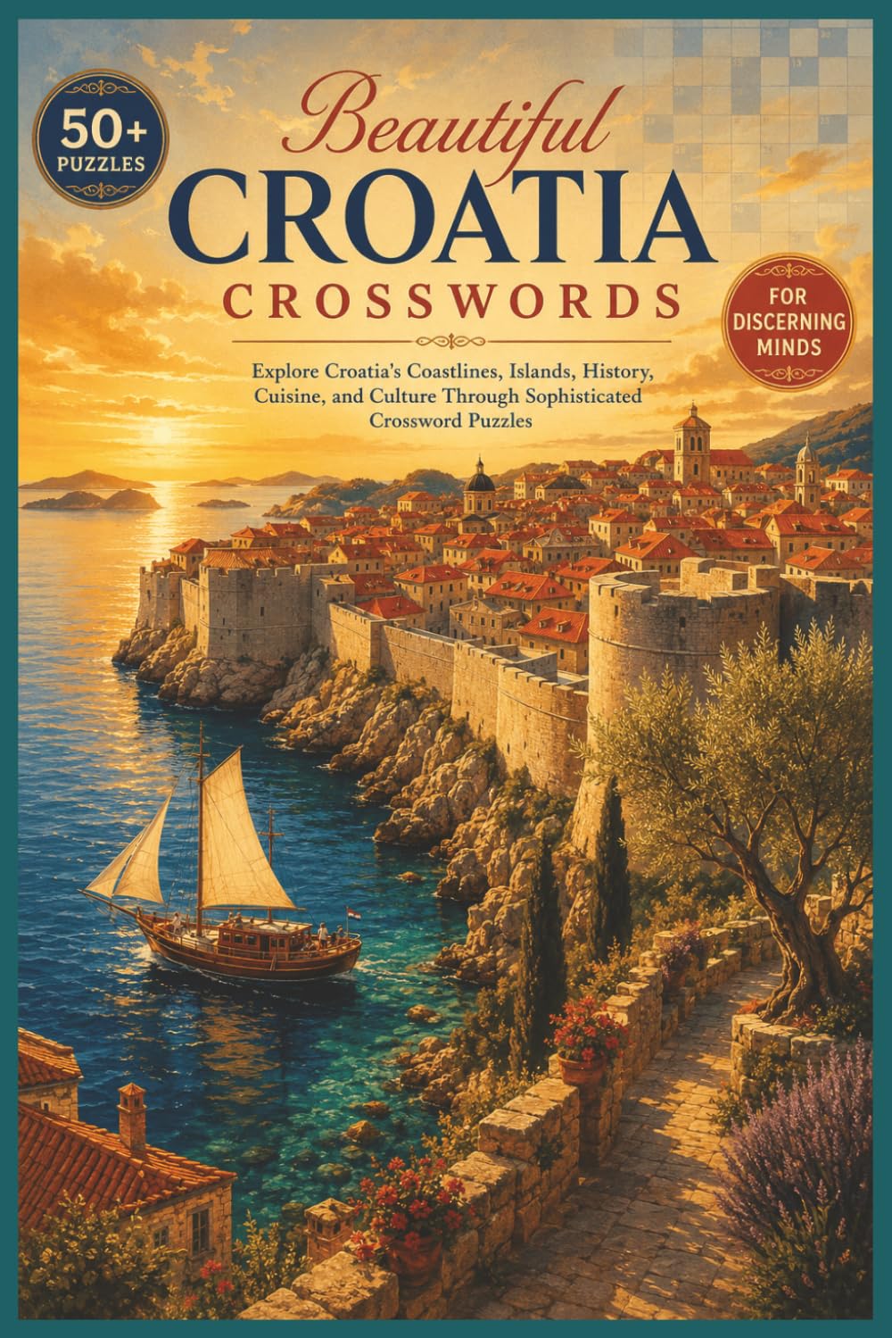 Beautiful Croatia Crosswords: Explore Croatia's Coastlines, Islands, History, Cuisine, and Culture Through Sophisticated Crossword Puzzles
