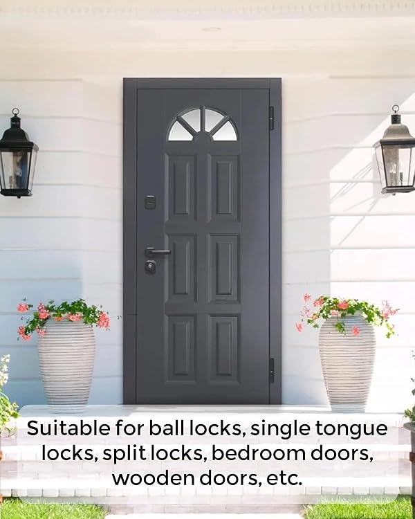 Fingerprint Smart Door Lock for Bedroom, Support Password IC Card Key Tuya App Unlock, Anti Theft Handle Smart Knob Lock, Fit Door Thickness 35-65mm for Home Interior Door by TianfuSpanda - Image 9