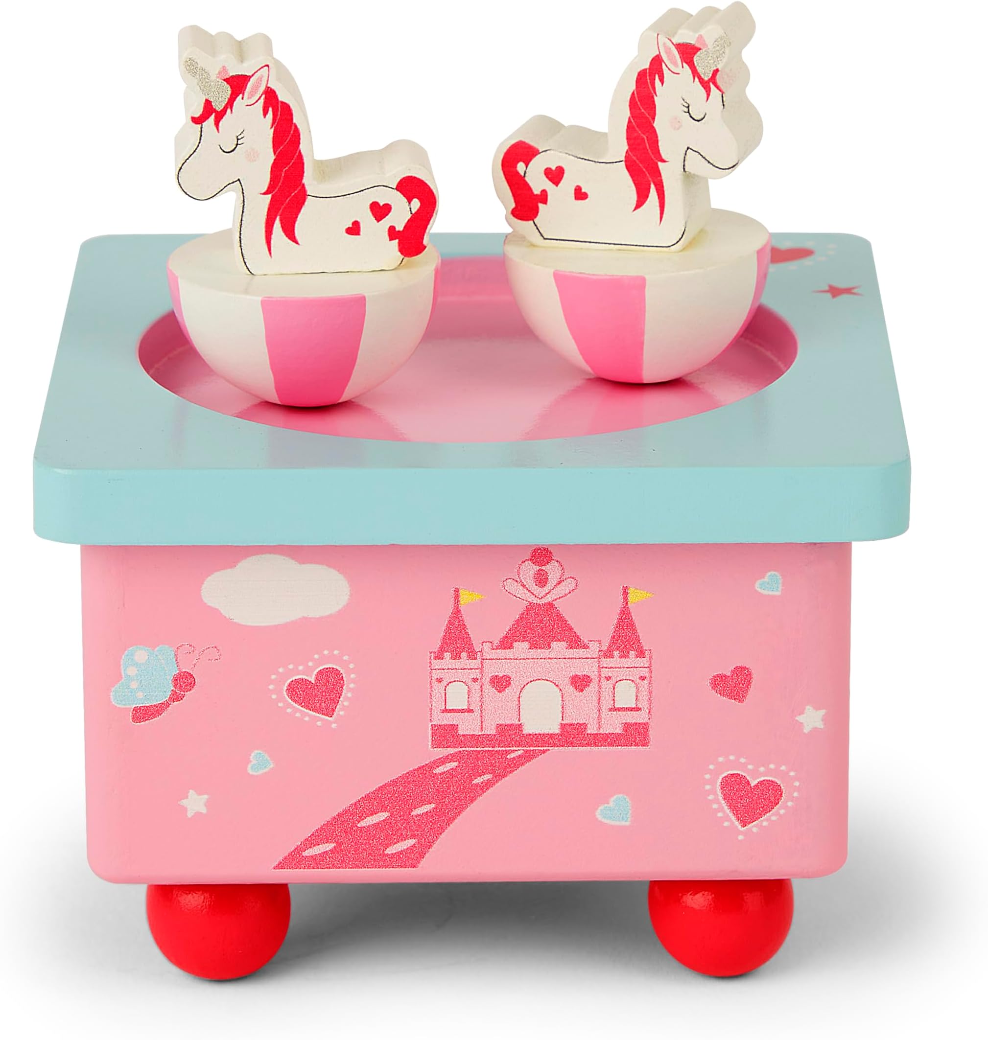 Wooden Unicorn Music Box for Children, Charming Nursery Decoration for Boys and Girls