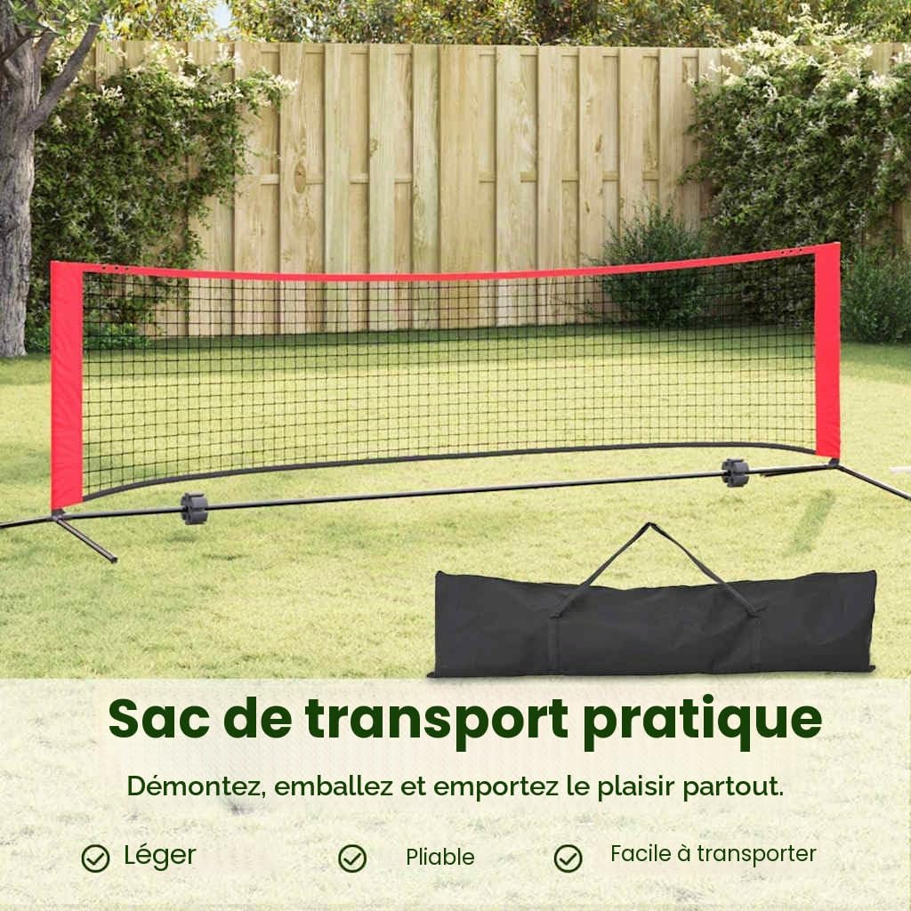 vidaXL Kit de tennis pliable - Accessoire de sport - Équipement de tennis d'extérieur