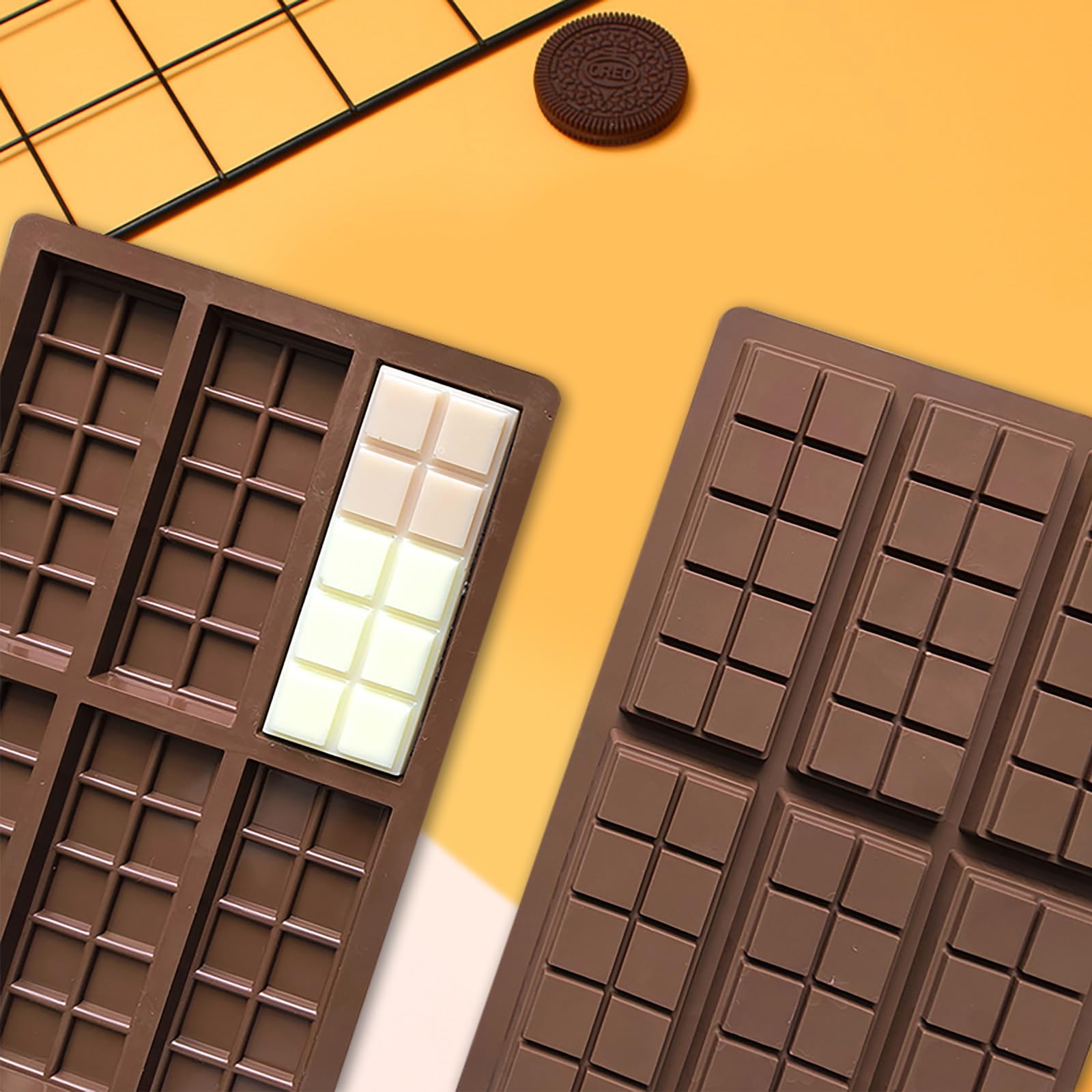 Molde Silicona Molde De Silicona Para Chocolates - 3 Piezas Con