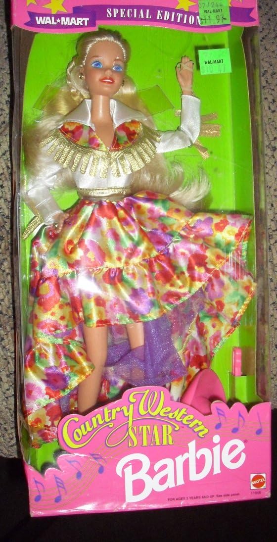 Mattel Barbie Country Western Star Doll: Wal-mart Special Edition