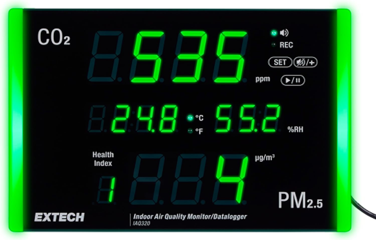 Extech IAQ320 Air Quality Meter/Datalogger with PM2.5