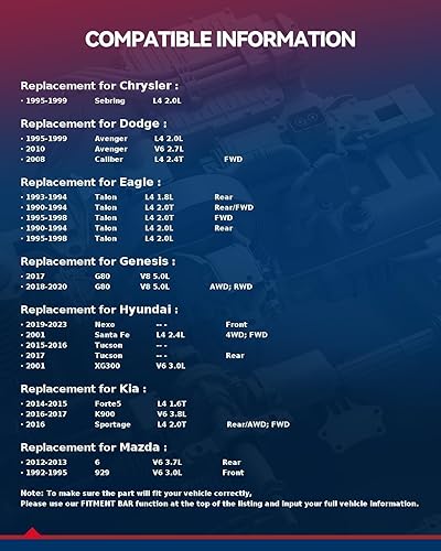 Vista 465 de KAX Espaciadores de rueda de 0.236 x 5.315 in, espaciadores de rueda centrados de 2 pulgadas y 6 lengüetas para F-15-0, Expedition, Mark LT, Negro