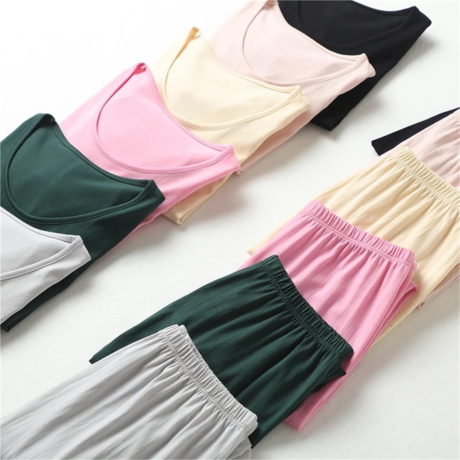 Conjuntos Térmicos Para Mujer Conjuntos de ropa interior térmica for mujer, 80 seda, 20 algodón, conjunto de lencería, ropa interior, ropa de invierno for mujer, pijama de capa Base cálido Conjunto De