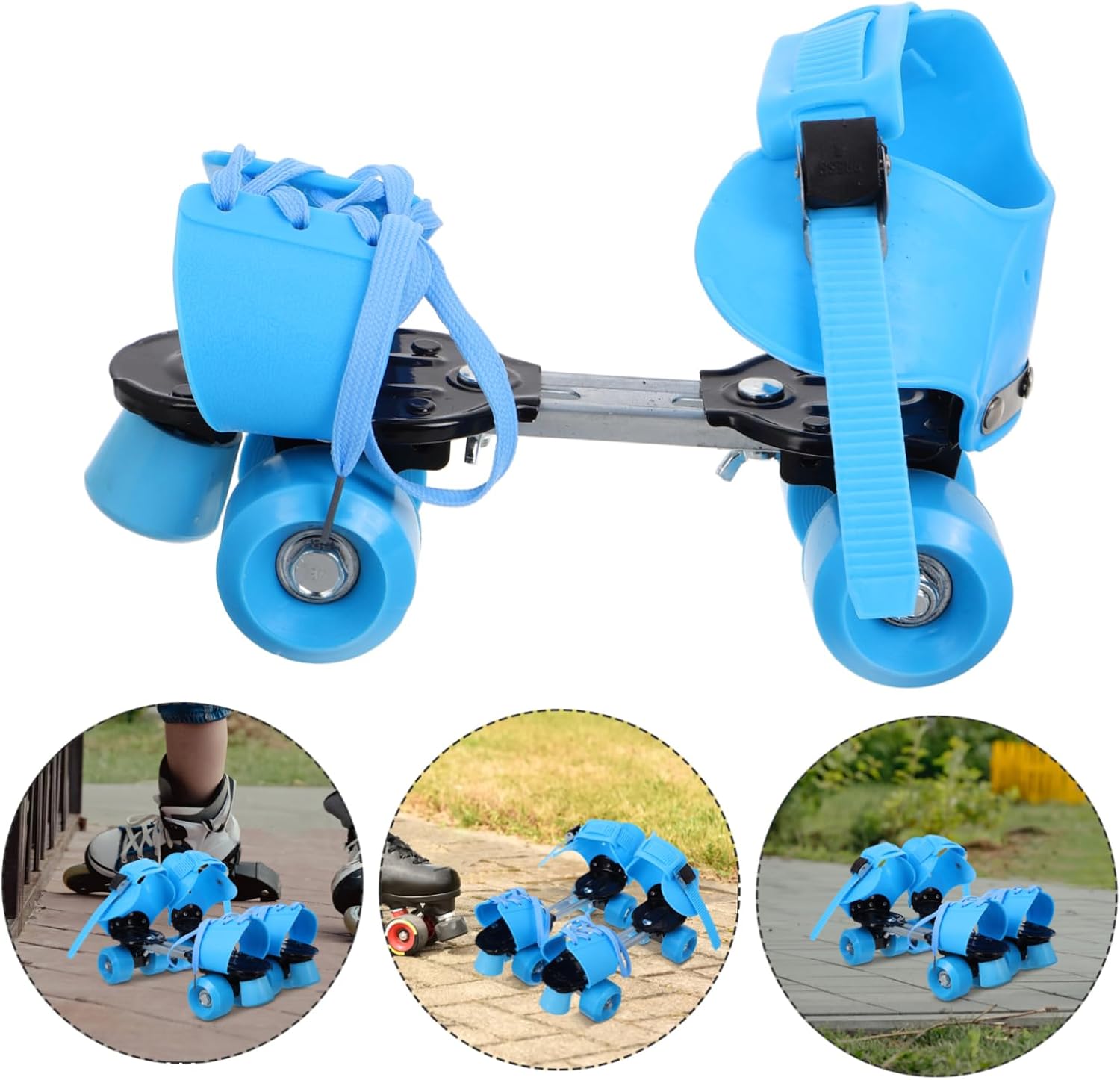 ibasenice Adjustable Roller Skates for Boys and Girls Wheels Simple Design Training Skating Shoes Skating Supply for Toddlers and Young Boy Girl Outdoor Sports