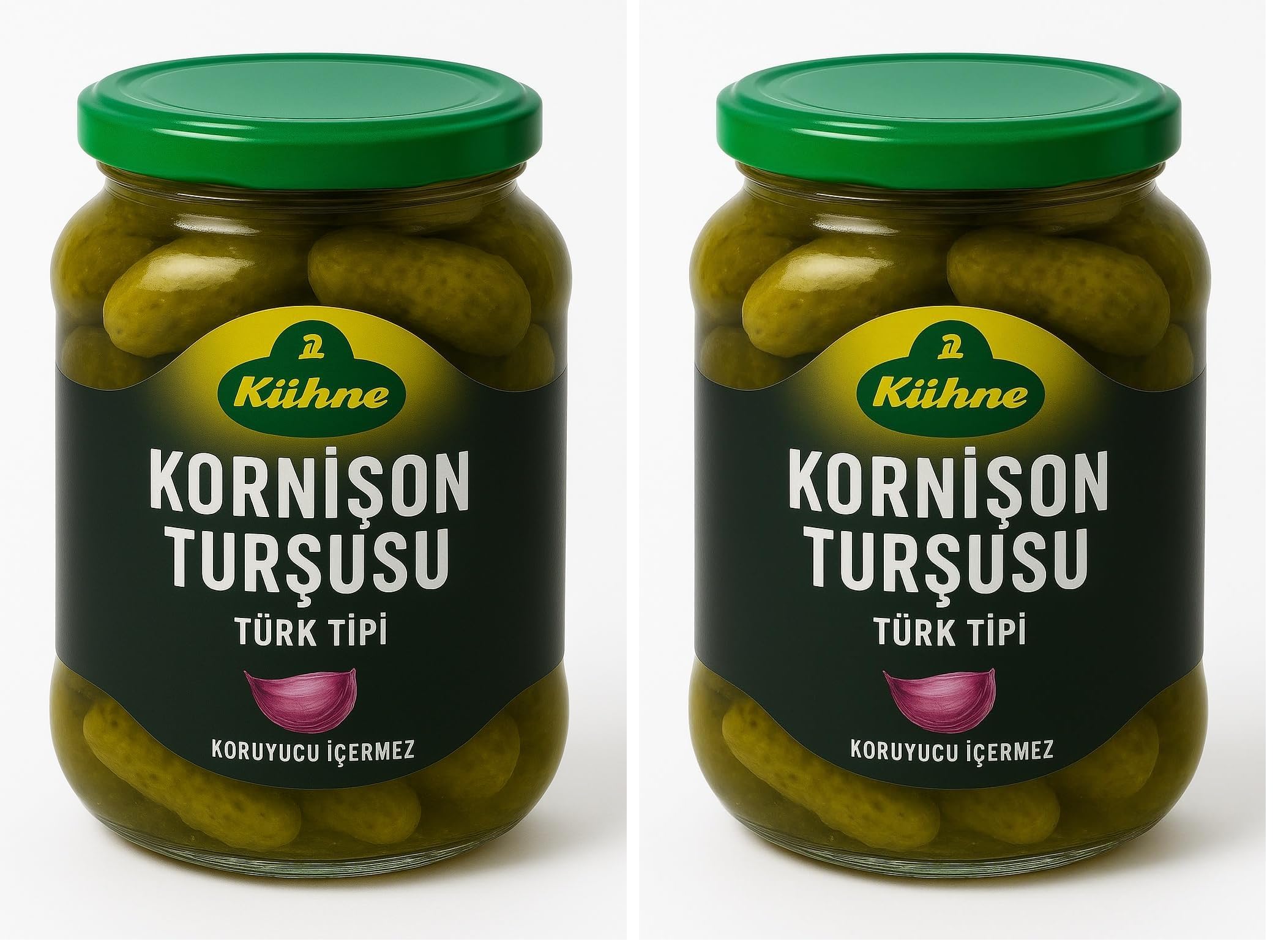 Kühne Kornişon Turşusu Türk Tipi 350 ml (2 paketi)