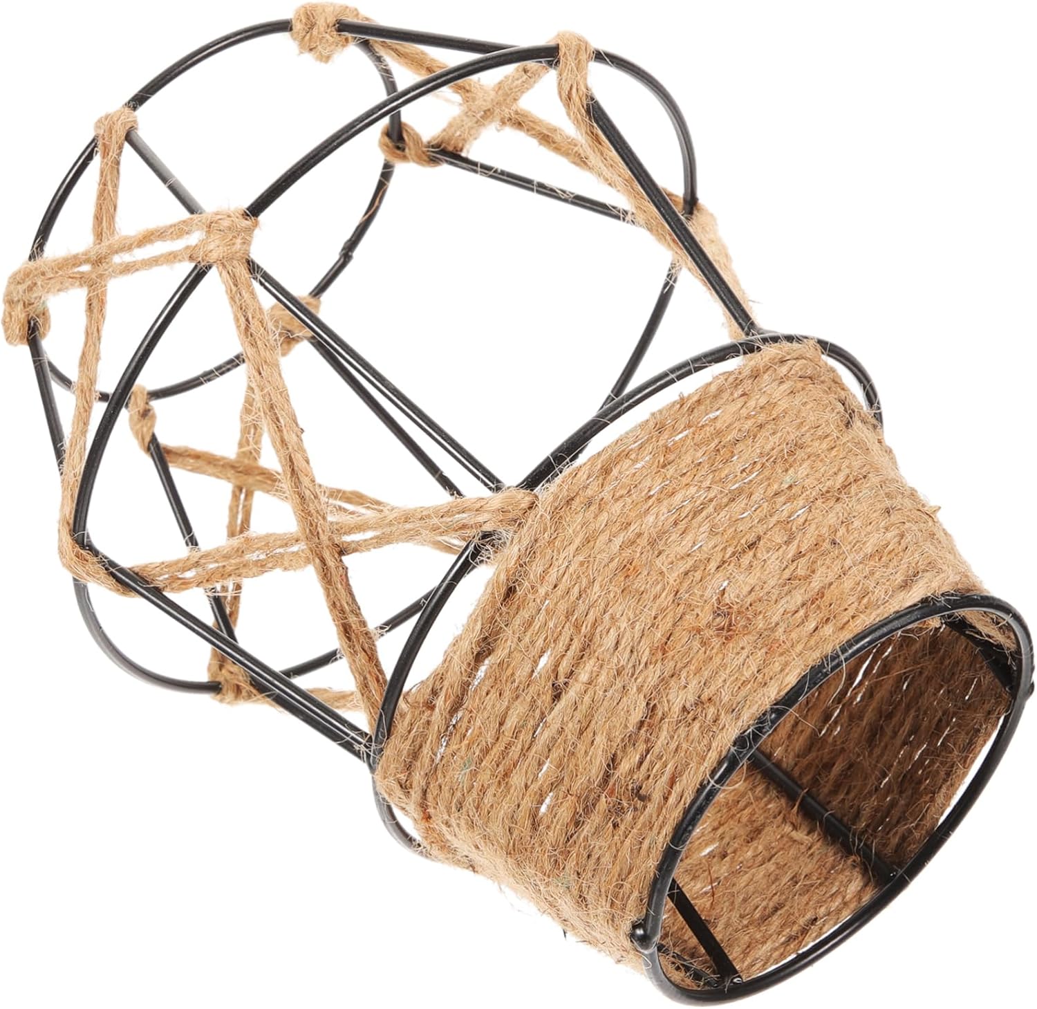 DOITOOL 2pcs Chandelier Woven Lamp Shade Rustic Decorative for Living Room Pendant Lamp