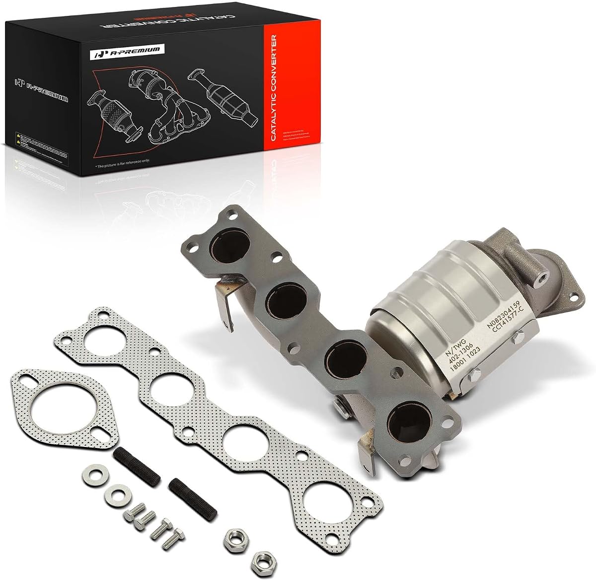 Convertidor catalítico del colector de escape delantero A-Premium, compatible con EPA | Compatible con Kia Sorento 2014-2015 y Hyundai Santa Fe Sport 2013-2016, 2.4L, reemplaza 285102G455.