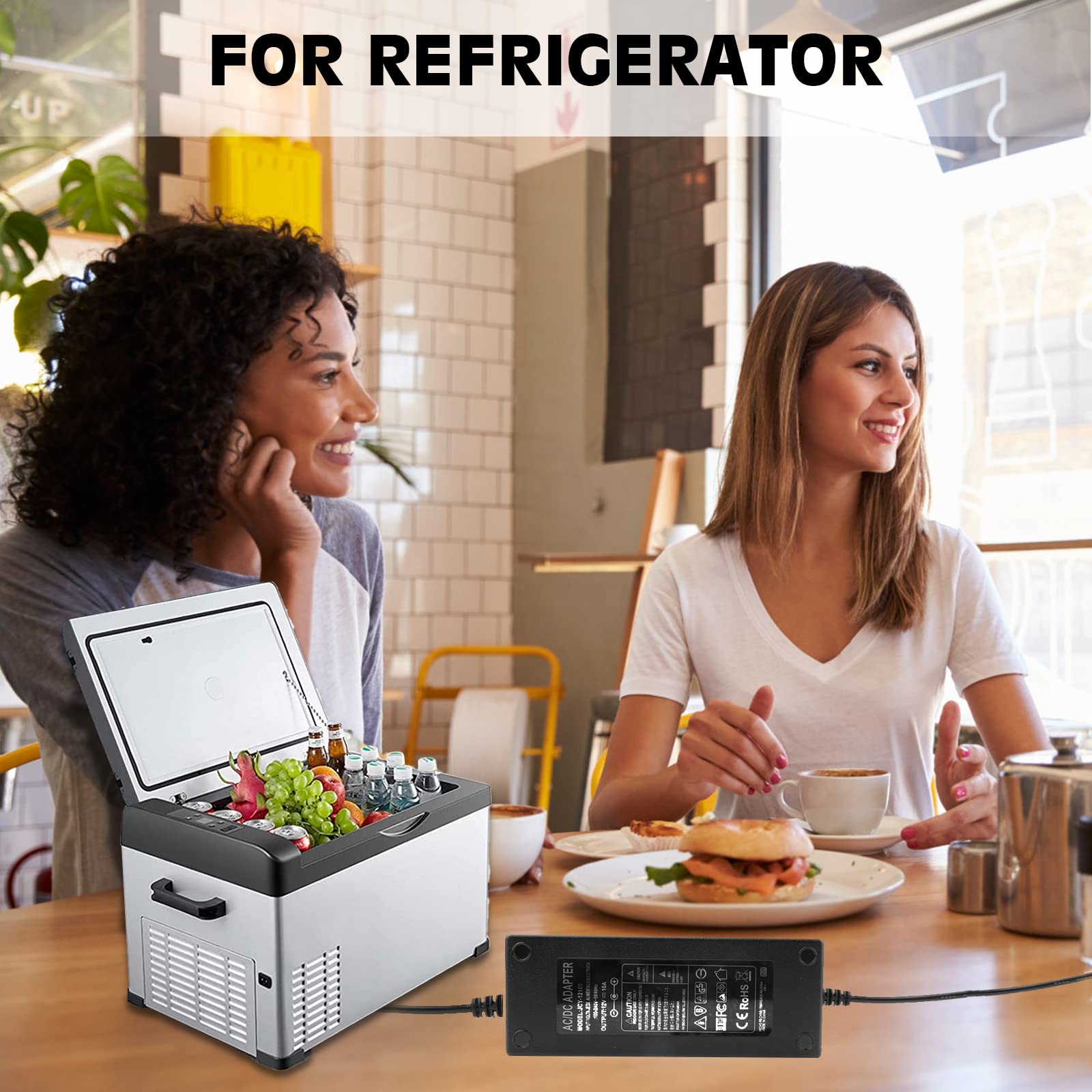 Adattatore accendisigari 240v 12v 120W Adattatore di Alimentazione12V 10A Adattatore da CA a DC 12V Presa Alimentatore 12V 10A, Trasformatore 12V, Alimentatore 10a 12V Convertitore Elettronico