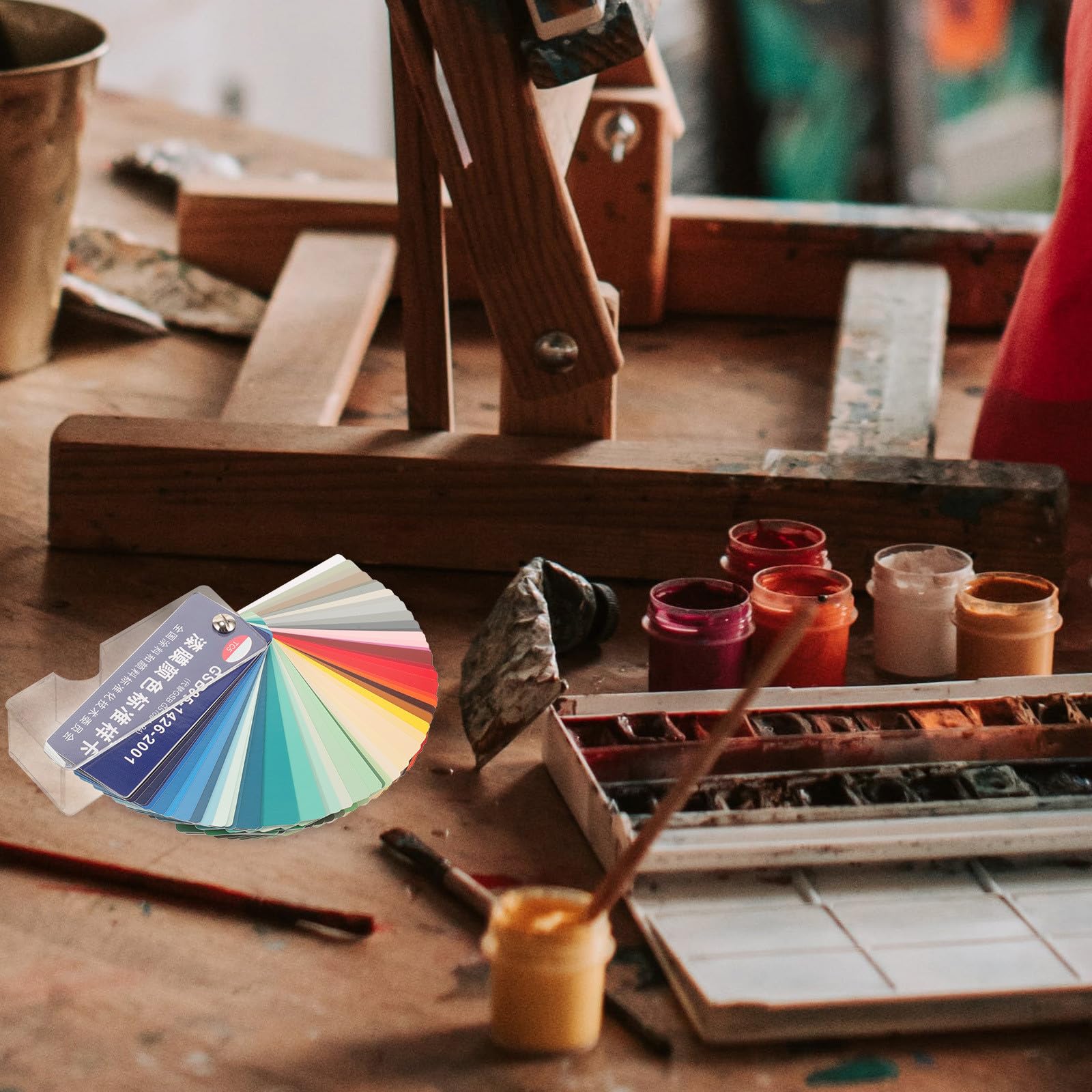 FOMIYES Mazzetta Colori Ral con 83 Colori Standard su Carta Plastificata per Vernici da Pavimento e Hardware, Affidabilità Elevata per Progetti Fai-da-te e Applicazioni Varie
