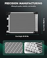 Vista 2 de SCITOO Condensadores de aire acondicionado de repuesto automotriz para Nissan Sentra 2013-2019 L4 1.8L, reemplazo # 4230, 921003SH0A, reemplazo #