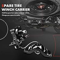 Vista 2 de A-Premium Cabrestante de rueda de soporte de elevación de neumáticos de repuesto compatible con Ford F-150 2004-2014 Lincoln Mark LT 2006-2008 Truck