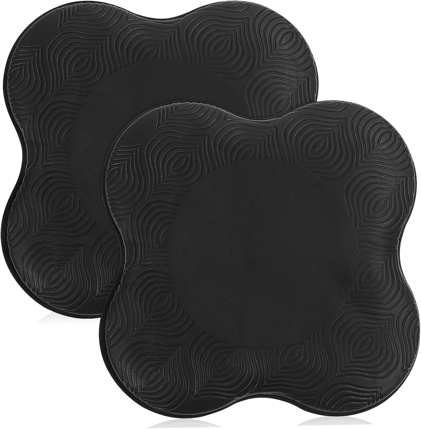 Kisangel 2pcs Yoga Knee Pad Comfortable Cushion for Elbows Knees and Wrists Multi-Functional Exercise Mat for Home Office and Travel Lightweight and Portable