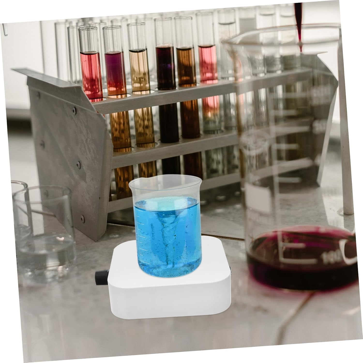 Mini Magnetic Stirrer Lab Liquid Mixer Electric Mixing Plate for Analysis