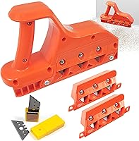 Solis Convene Drywall Cutter Tool - Precise 45°/60° Plasterboard Chamferer with 10 Blades, Ergonomic Gypsum Board Edger for Woodworkers (Orange)