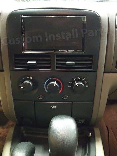 Miniatura 2 de Piezas de instalación personalizadas, radio de repuesto de doble DIN, kit de tablero de instalación de bisel de navegación estéreo, compatible con